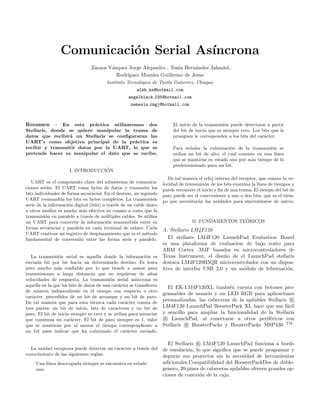 Comunicación Serial Asíncrona con el Stellaris PDF