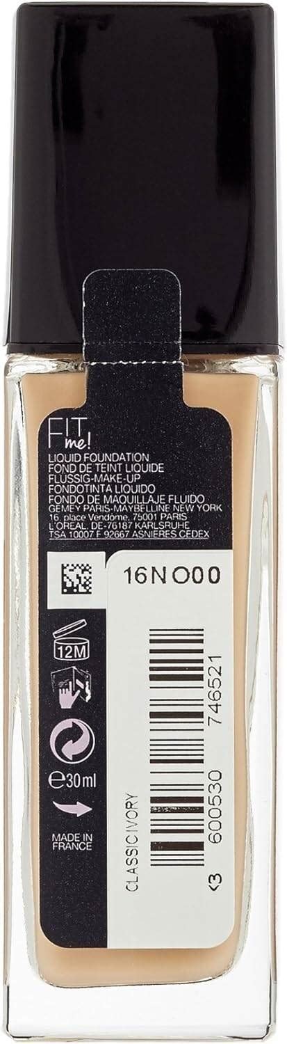 Maybelline Fit Me Luminous Smooth Foundation Classic Ivory 120