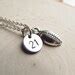 Football Girlfriend Necklace Jersey Number With Football