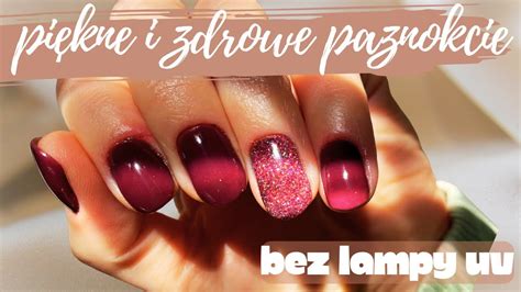 Piękne i trwałe paznokcie BEZ lampy Manicure Tytanowy krok po kroku