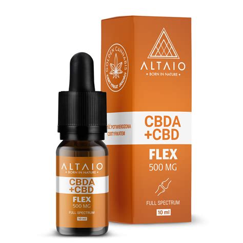 Olej Konopny CBD CBDa 5 500mg 10ml ALTAIO Konopteka Pl