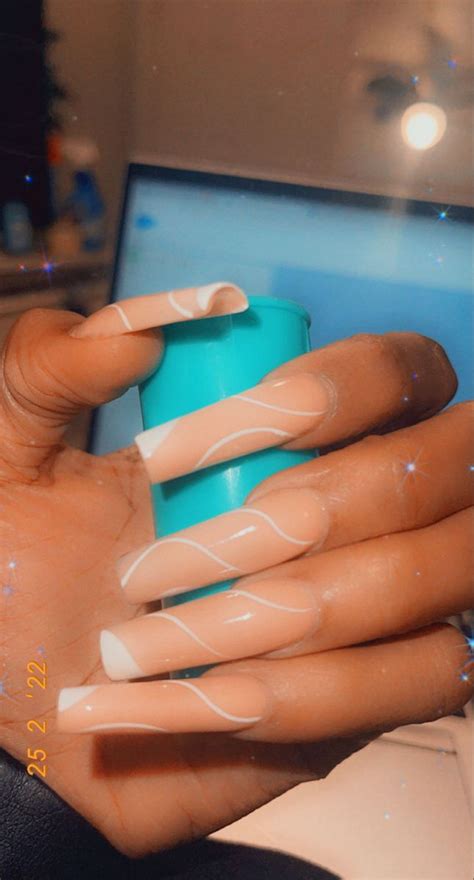 Nude Nail Idea Square Nude Nails American Nails Nude Nail Designs