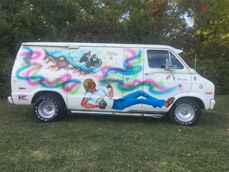 1974 Dodge Van Tradesman 100 Custom Hippie Van 1970s Custom Van For