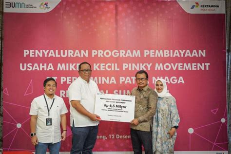 Pertamina Salurkan Modal Usaha Rp6 5 Miliar Untuk UMKM Di Tiga Provinsi