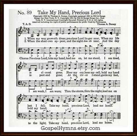 Precious Lord Take My Hand Chords Sheet And Chords Collection | Hot Sex ...