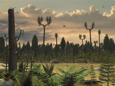 Reconstruction Of A Carboniferous River Bank Forest Image By Walter