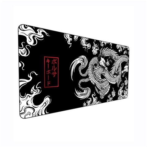 Mouse Pad Gamer Speed Drago Chinês Japonês KaBuM