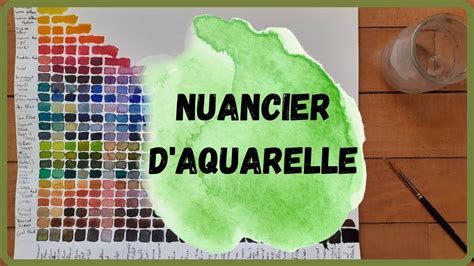 Comment Faire Un Nuancier D Aquarelle YouTube