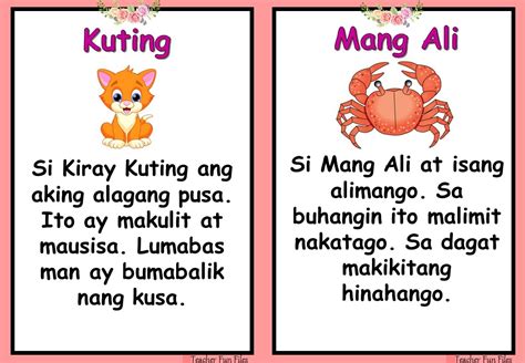 Teacher Fun Files Tagalog Reading Passages 12