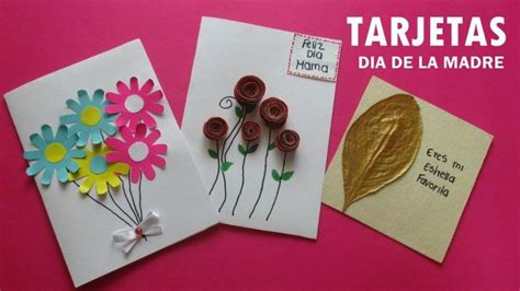 3 Ideas De Tarjetas Para El Día De La Madre Fáciles Y Bonitas Para