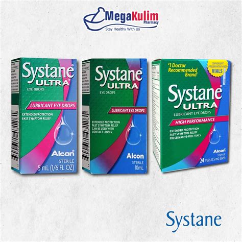 Systane Ultra Lubricant Eye Drops 5ml 05ml 10ml Shopee Malaysia