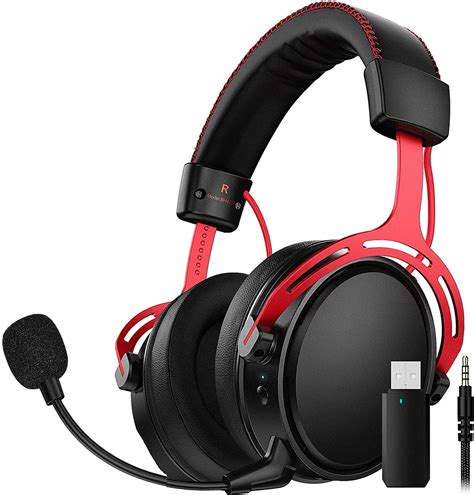 Seneo Wireless 2 4GHz Gaming Headsetfor PS5 PS4 PC Wired Mode For