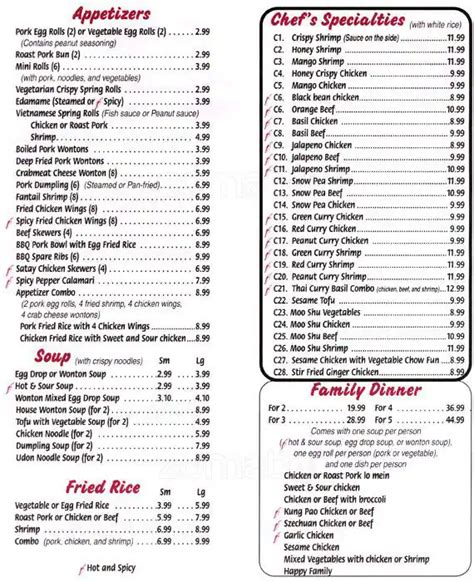 Chen's Garden Menu, Menu for Chen's Garden, Goldsmith, Denver - Urbanspoon/Zomato