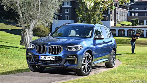 Bmw X M I Color Phytonic Blue Front Three Quarter