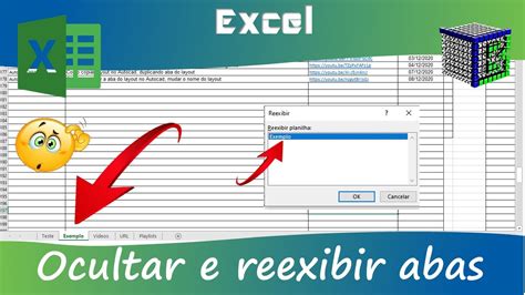 Como Ocultar E Reexibir Aba Da Planilha No Excel Youtube 2973 HOT