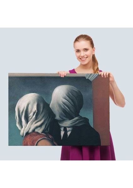 Dekoratifhane Rene Magritte The Lovers Tablosu Fiyat