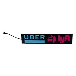 Amazon Uber Lyft Logo Light Sign Illuminated Glowing El Led