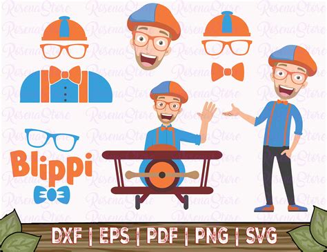 Blippi Svg Silhouette