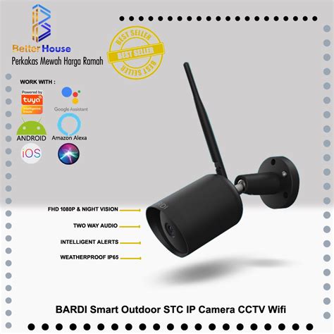 Jual Bardi Smart Outdoor Stc Ip Camera Cctv Wifi Iot Home Automation