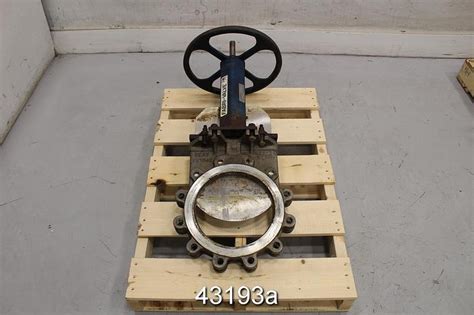 Used Fabri Valve 10 Hand Operated Knife Gate Valve 43193 For Sale At