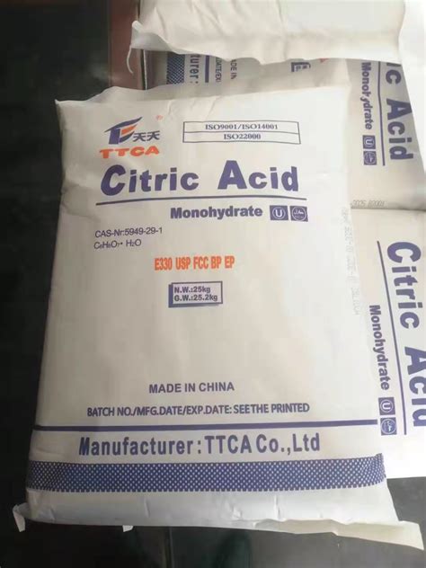 Citric Acid Monohydrate Anhydrous Food Grade Buy Citric Acid Monohydrate Citric Acid Anhydrous