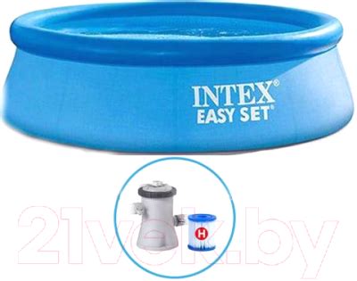 Intex Easy Set / 28108NP (244x61 с фильтром и насосом) Надувной бассейн ...