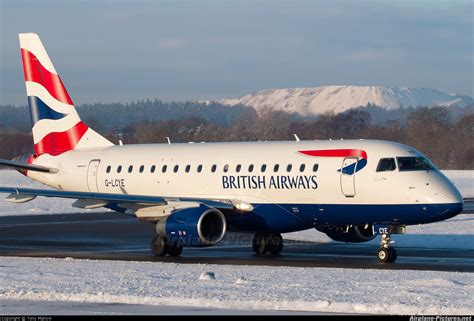 G Lcye British Airways City Flyer Embraer Erj At