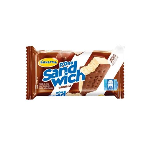 Helado DONOFRIO Sandwich Vainilla 72g