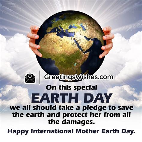 International Mother Earth Day Messages Quotes 22 April Greetings