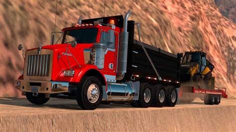 KENWORTH T800 Volqueta con Trailer Las rutas más PELIGROSAS YouTube