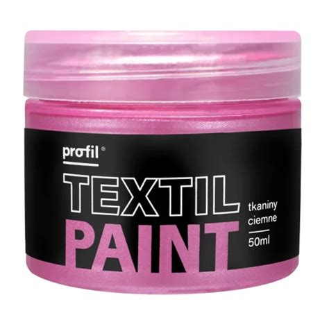 Turmalin Farba Metaliczna Do Ciemnych Tkanin Textil Paint Ml Profil