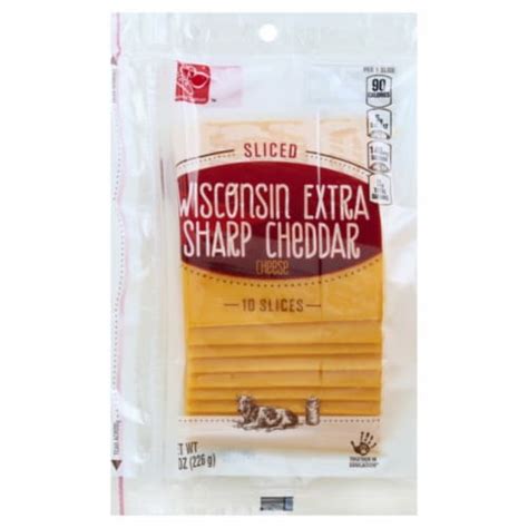 Harris Teeter Wisconsin Extra Sharp Cheddar Sliced Cheese Ct