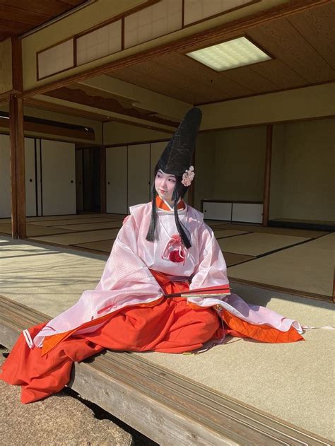 Heian Junihitoe 平安时代的十二单 Japan Heian era costume Junihitoe