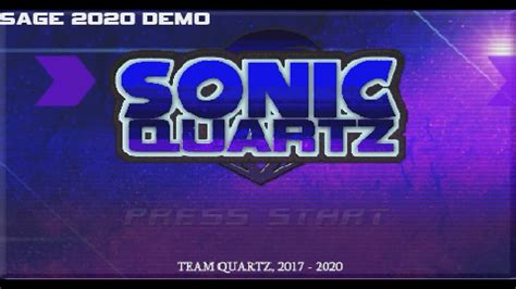 Sonic Quartz Demo 5 Sage 2020 Walkthrough 1080p60fps Youtube