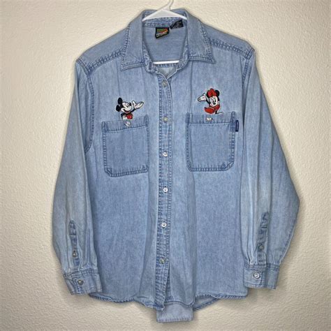 Mickey Unlimited Jerry Leigh Disney Embroidered Butto Gem