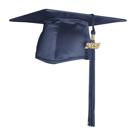 Masters Navy Blue Graduation Cap And Tassel Endea Graduation