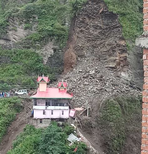 Massive Landslide Near Shimla Buries 6 Vehicles Videos Go Viral The