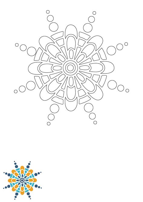 Free Christmas Mandala Coloring Page - Download in PDF, JPG | Template.net