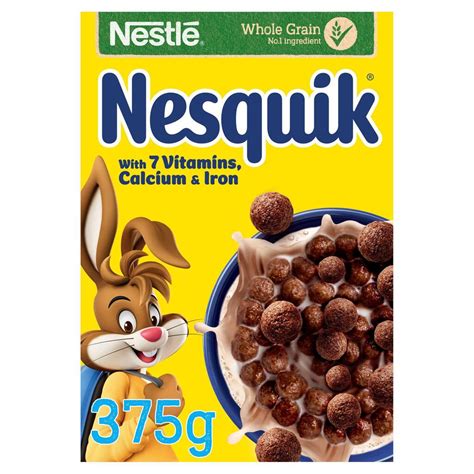 Nestle Nesquik Chocolate Cereal 375g Offer At Sainsbury S