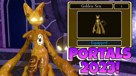 HOW TO COMPLETE PORTALS 2023 GET SEN OR GOLDEN SEN SKINS IN PIGGY