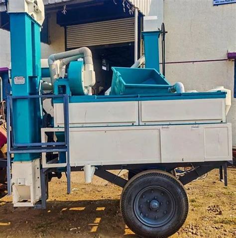 Semi Automatic Painted Wheat Cleaning Machine In Magnetic Distoner