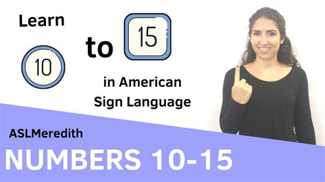 15 In Sign Language
