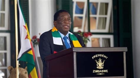 Zimbabwes President Mnangagwa Re Elected Amid Opposition Claims Of Fraud