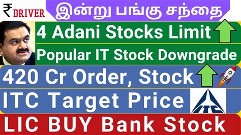 ITC News Today Share Market News Tamil Pangu Sandhai News MARUTI NSE