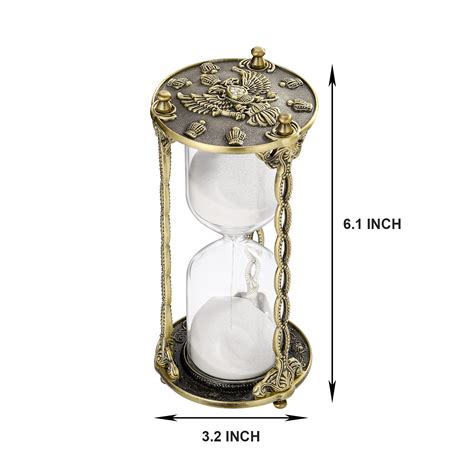 Buy SuLiao Hourglass Timer Sand Clock 30 Minute Bald Eagle Crystal