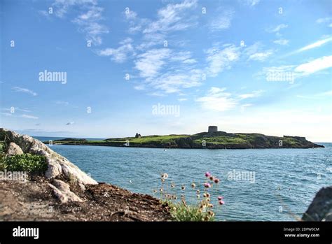 Amazing Bright View Of Dalkey Island Seen From Sorrento Point Dalkey