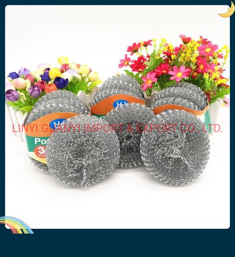 Stainless Steel Wire Dish Washing Scourer Scrubber Price China