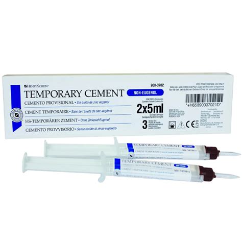 Temporary Cement Henry Schein Sans Eugenol Coffret Condor Dental Shop