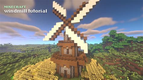 Minecraft Windmill Tutorial Minecraft Tutorial Minecraft Pictures