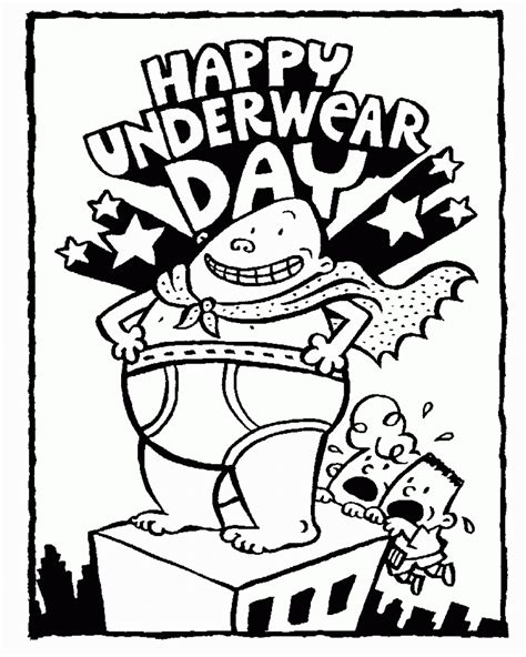 Captain Underpants Coloring Pages